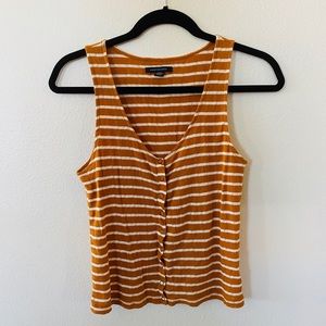 Striped Button Up Tank